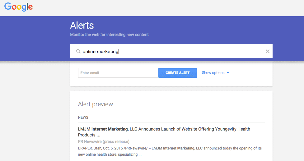 Google Alerts